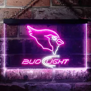 Iowa State Cyclones Bud Light Neon-Like LED Sign