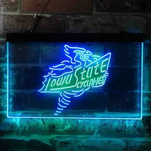 Iowa State Cyclones Logo Neon-Like LED Sign