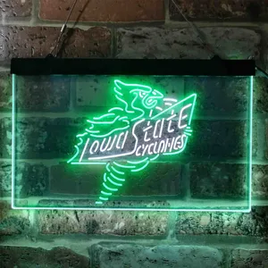 Iowa State Cyclones Logo Neon-Like LED Sign