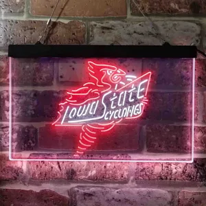 Iowa State Cyclones Logo Neon-Like LED Sign