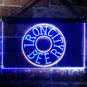 Iron City Beer Wheel Neon-Like LED Sign