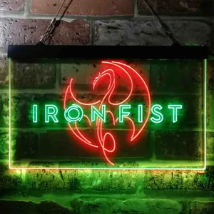 Iron Fist Dragon Neon-Like LED Sign