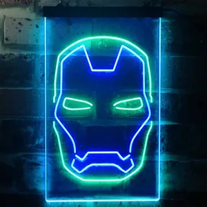 Iron Man Face Neon-Like LED Sign
