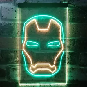 Iron Man Face Neon-Like LED Sign