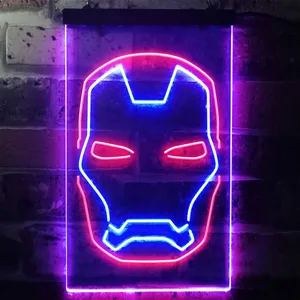 Iron Man Face Neon-Like LED Sign