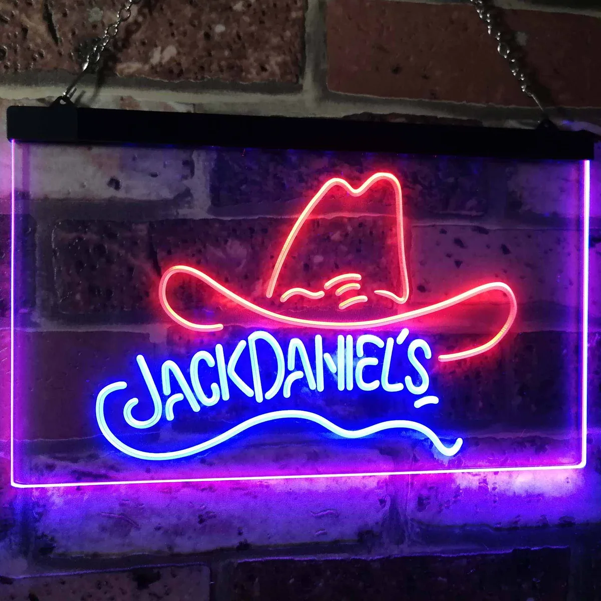 Jack Daniel's Cowboy Hat Neon-Like LED Sign
