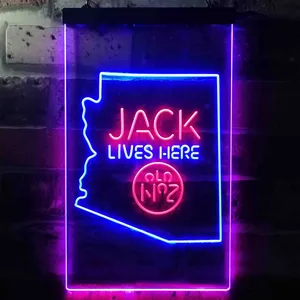 Jack Daniel's Jack Lives Here - Arizona Neon-Like LED Sign