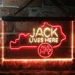 Jack Daniel's Jack Lives Here - Kentucky Neon-Like LED Sign
