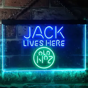 Jack Daniel's Jack Lives Here Neon-Like LED Sign
