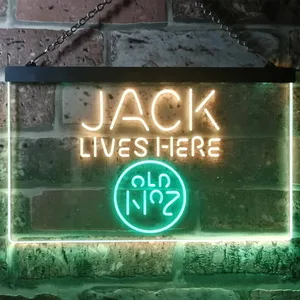 Jack Daniel's Jack Lives Here Neon-Like LED Sign