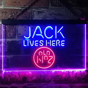Jack Daniel's Jack Lives Here Neon-Like LED Sign