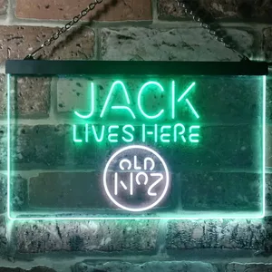 Jack Daniel's Jack Lives Here Neon-Like LED Sign