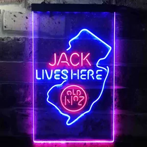 Jack Daniel's Jack Lives Here - New Jersey Neon-Like LED Sign