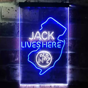 Jack Daniel's Jack Lives Here - New Jersey Neon-Like LED Sign