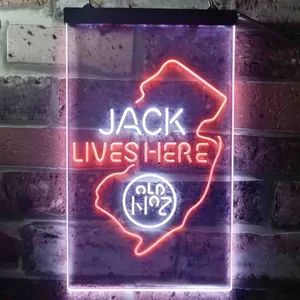 Jack Daniel's Jack Lives Here - New Jersey Neon-Like LED Sign