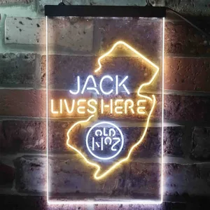 Jack Daniel's Jack Lives Here - New Jersey Neon-Like LED Sign