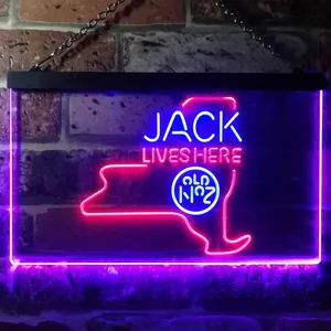 Jack Daniel's Jack Lives Here - New York Neon-Like LED Sign