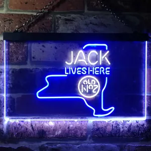 Jack Daniel's Jack Lives Here - New York Neon-Like LED Sign