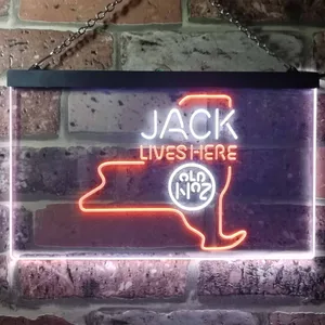 Jack Daniel's Jack Lives Here - New York Neon-Like LED Sign