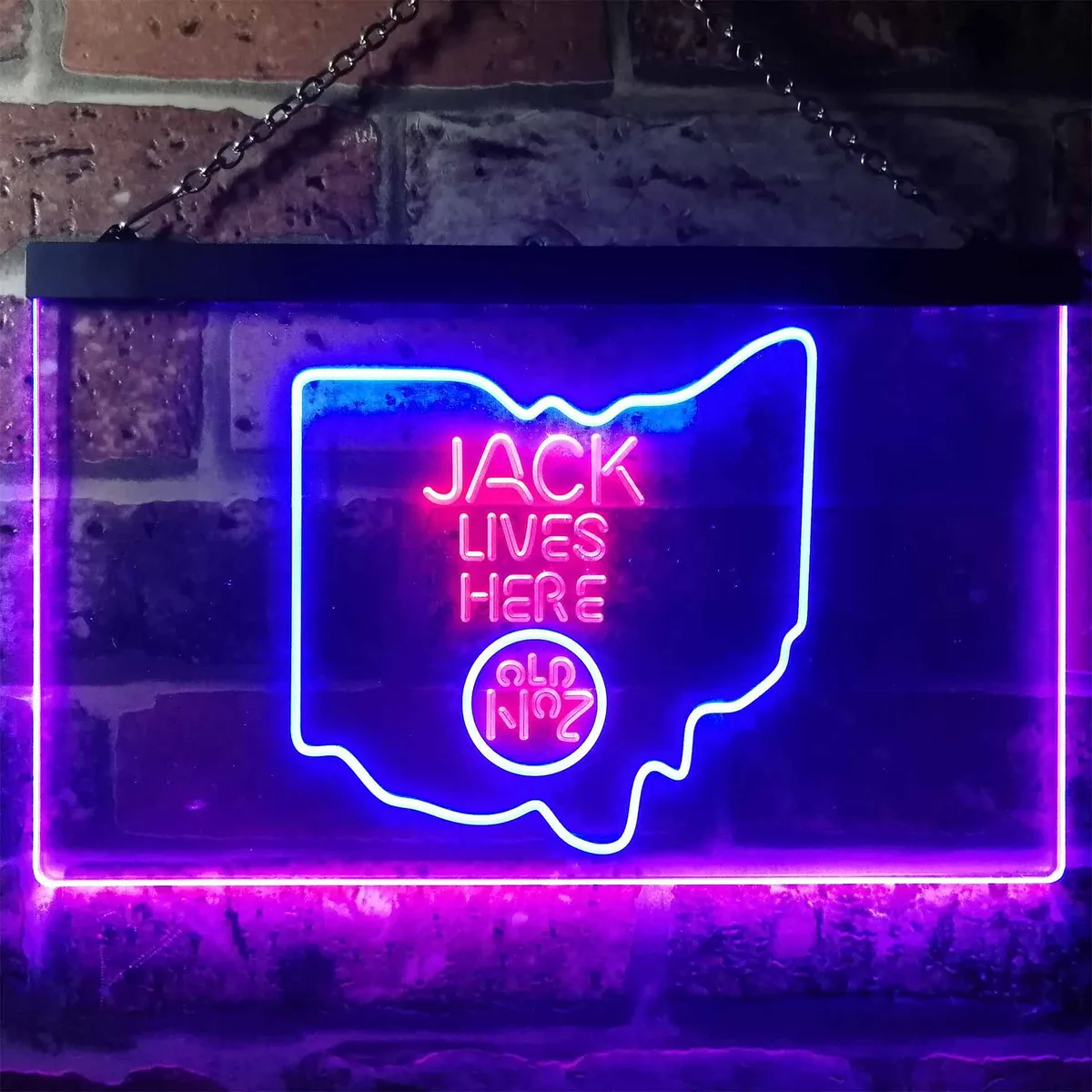 Jack Daniel's Jack Lives Here - Ohio Neon-Like LED Sign