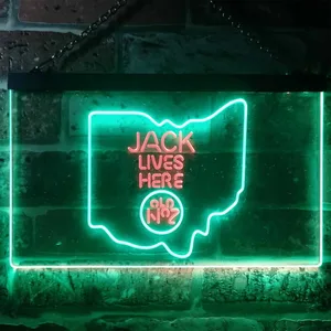 Jack Daniel's Jack Lives Here - Ohio Neon-Like LED Sign