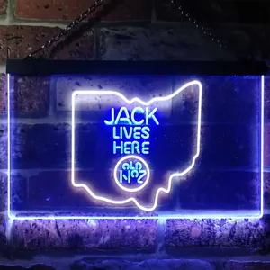 Jack Daniel's Jack Lives Here - Ohio Neon-Like LED Sign