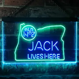 Jack Daniel's Jack Lives Here - Oregon Neon-Like LED Sign