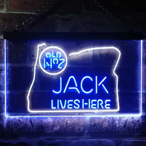 Jack Daniel's Jack Lives Here - Oregon Neon-Like LED Sign