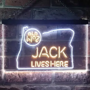 Jack Daniel's Jack Lives Here - Oregon Neon-Like LED Sign