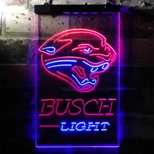 Jacksonville Jaguars Busch Light Neon-Like LED Sign