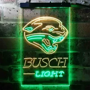 Jacksonville Jaguars Busch Light Neon-Like LED Sign