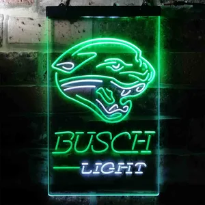 Jacksonville Jaguars Busch Light Neon-Like LED Sign