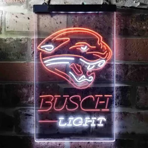 Jacksonville Jaguars Busch Light Neon-Like LED Sign