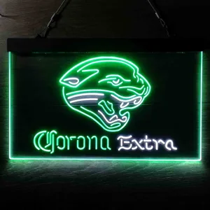 Jacksonville Jaguars Corona Extra Neon-Like LED Sign