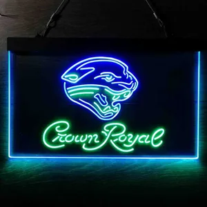 Jacksonville Jaguars Crown Royal Neon-Like LED Sign