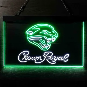 Jacksonville Jaguars Crown Royal Neon-Like LED Sign