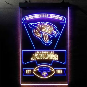 Jacksonville Jaguars EST 1955 Neon-Like LED Sign