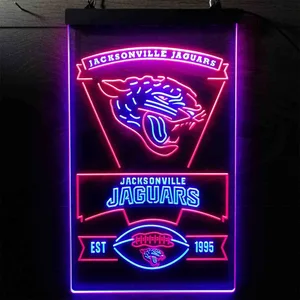 Jacksonville Jaguars EST 1955 Neon-Like LED Sign