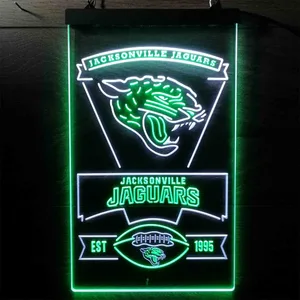 Jacksonville Jaguars EST 1955 Neon-Like LED Sign