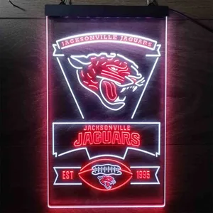 Jacksonville Jaguars EST 1955 Neon-Like LED Sign