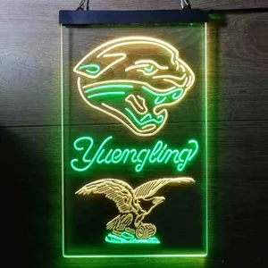 Jacksonville Jaguars Yuengling Neon-Like LED Sign