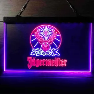 Jagermeister Logo Neon-Like LED Sign