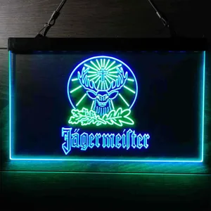 Jagermeister Logo Neon-Like LED Sign
