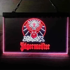 Jagermeister Logo Neon-Like LED Sign