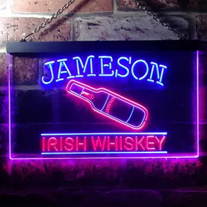 Jameson Irish Whiskey - Bottle Neon-Like LED Sign