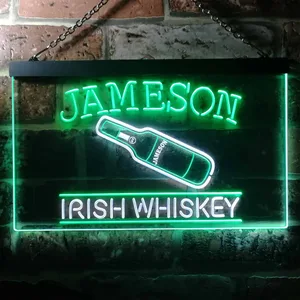 Jameson Irish Whiskey - Bottle Neon-Like LED Sign