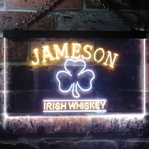 Jameson Irish Whiskey Leaf 1 Neon-Like LED Sign