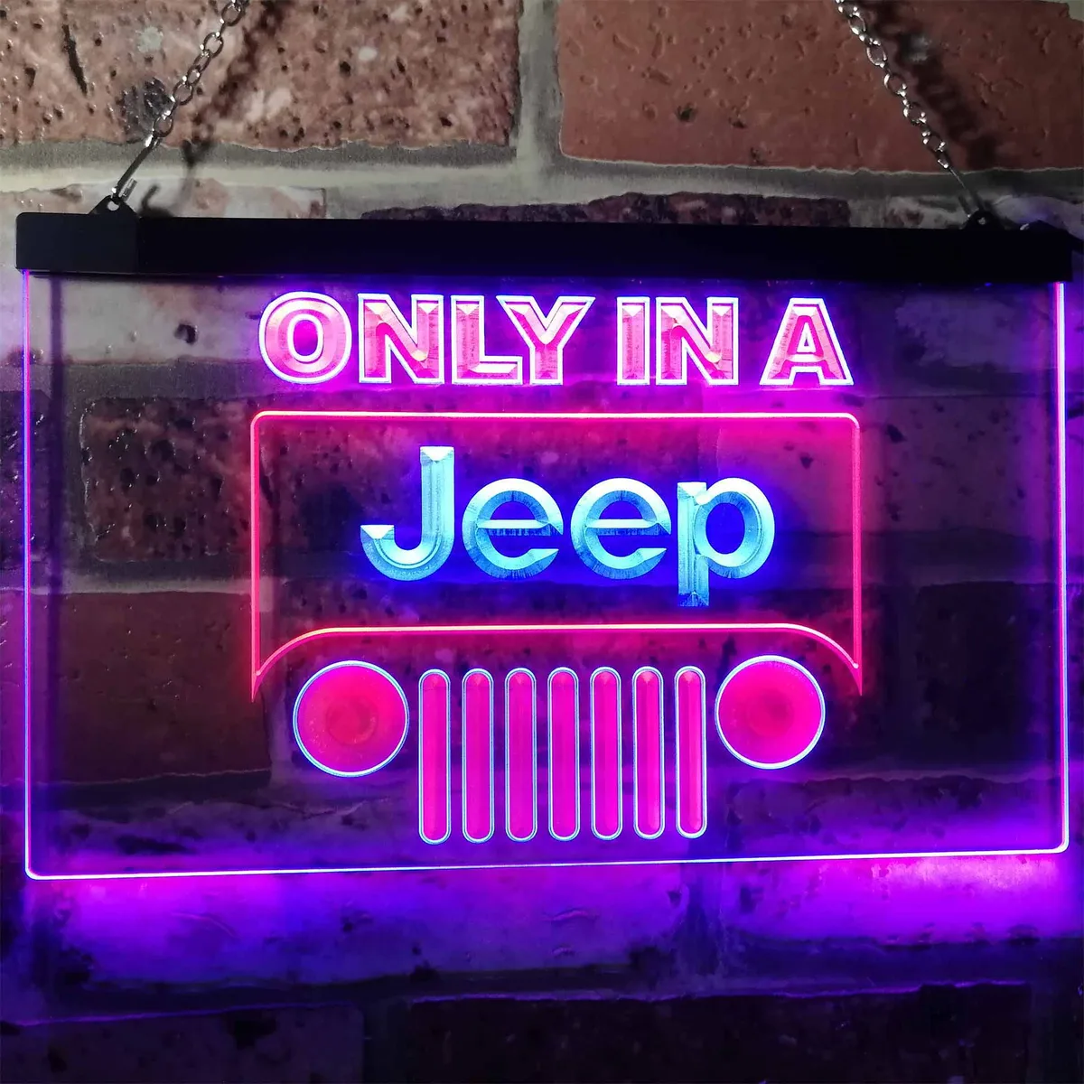 Jeep Only in A Jeep 1 Neon-Like LED Sign