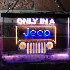 Jeep Only in A Jeep 1 Neon-Like LED Sign