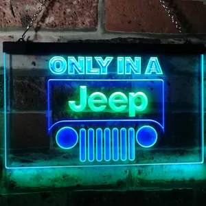 Jeep Only in A Jeep 1 Neon-Like LED Sign